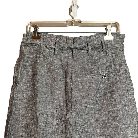 Mario Serrani grey cotton & linen skirt. Size 4 - Picture 5 of 8